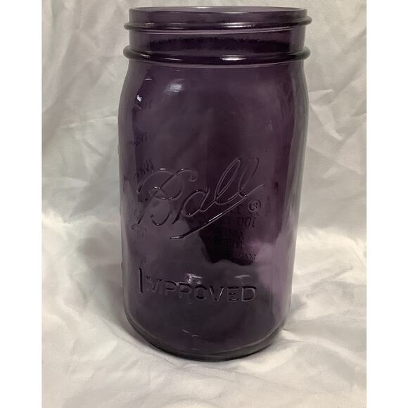 Ball Purple Mason Jars Pint Limited Edition American Heritage 100th Anniversary - Picture 1 of 5